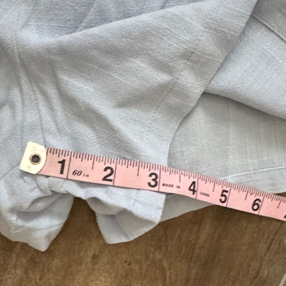 Pink Lily Soft light blue High Waist Bow Shorts - Picture 8 of 10